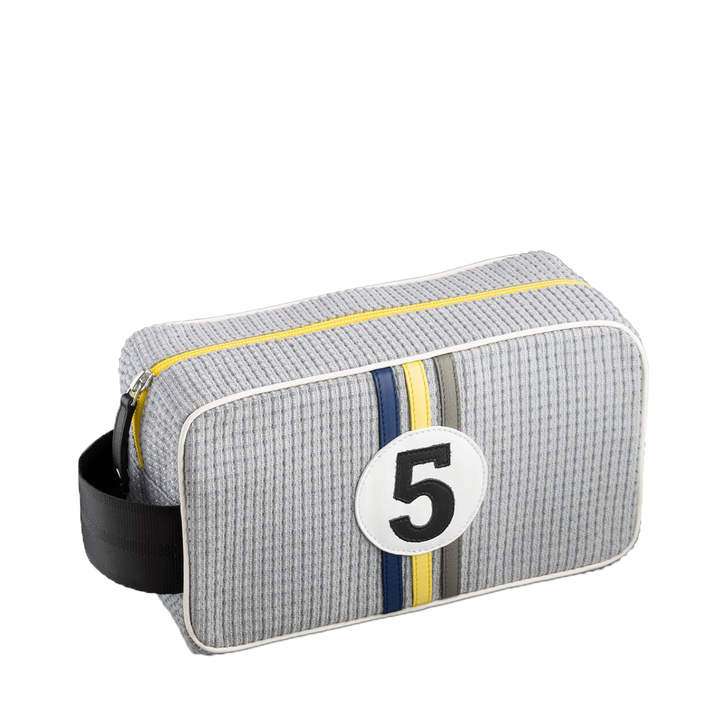 TROUSSE DE TOILETTE GRISE CHIFFRE 5