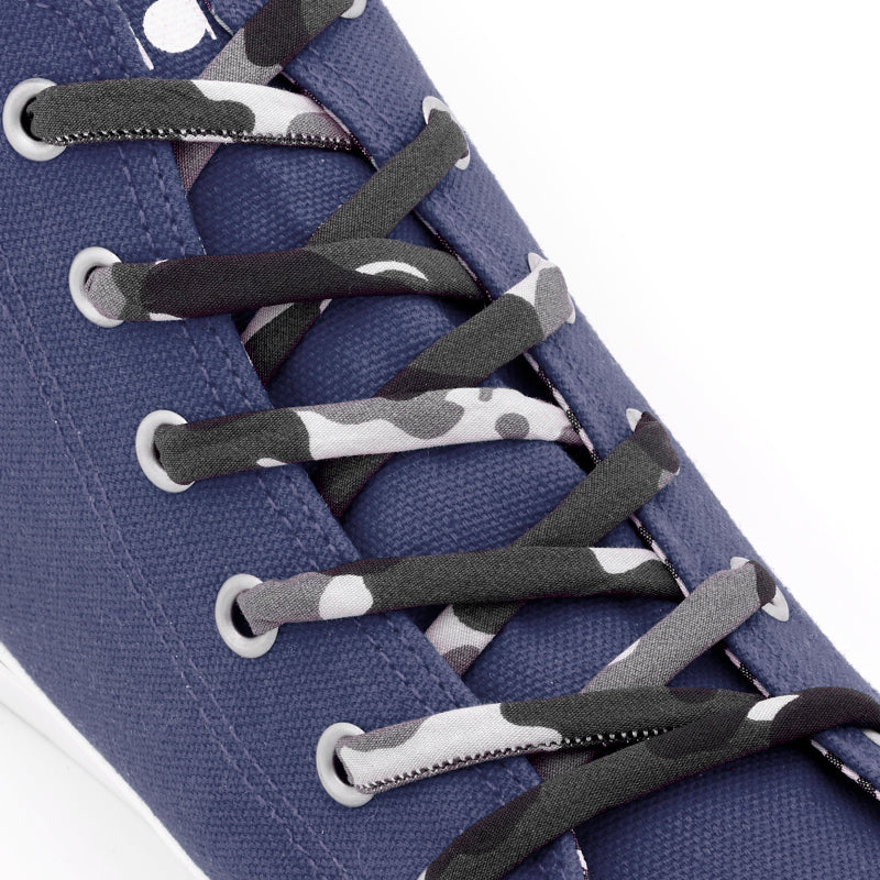 LACETS SAVAGE CAMOUFLAGE GRIS - 120cm