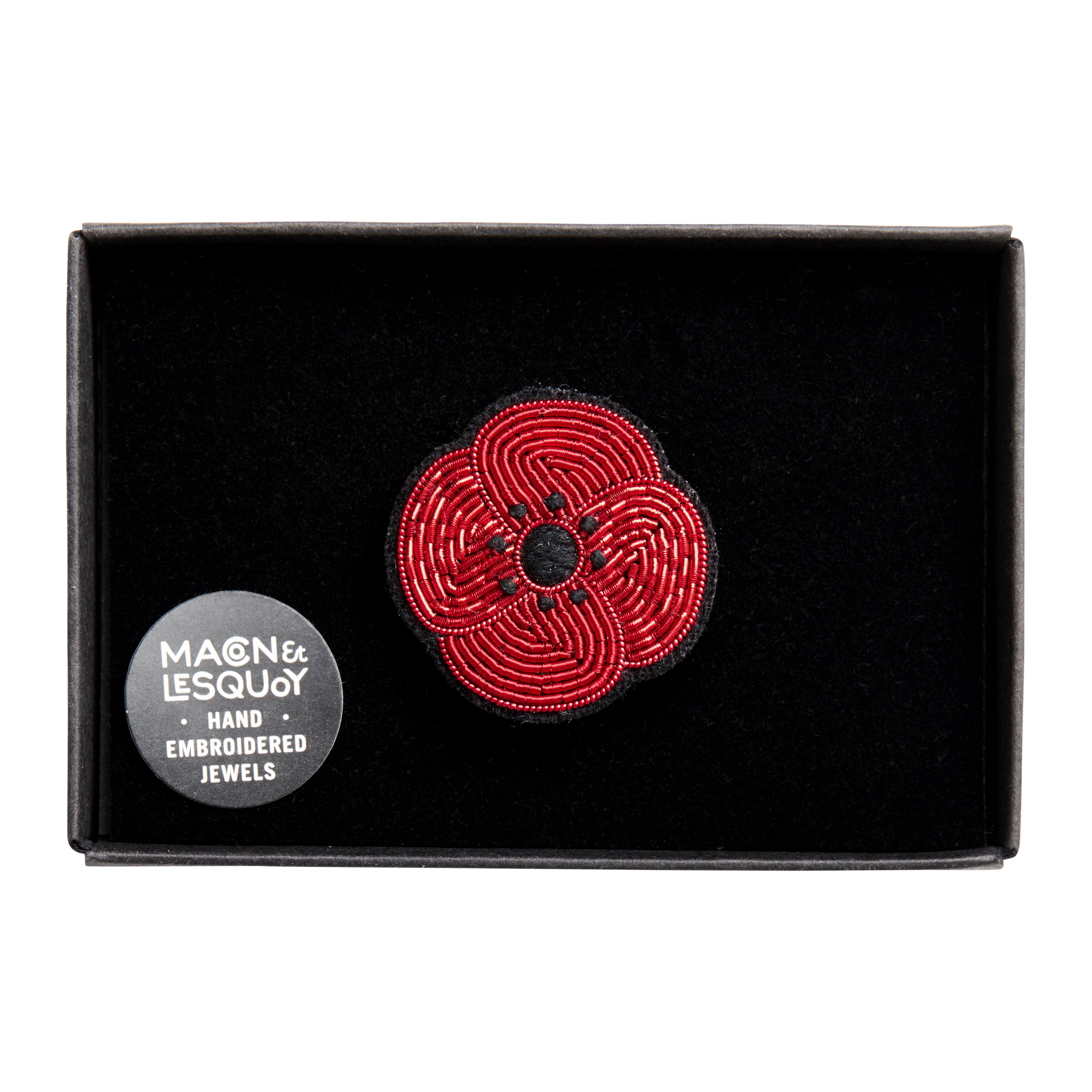 BROCHE COQUELICOT