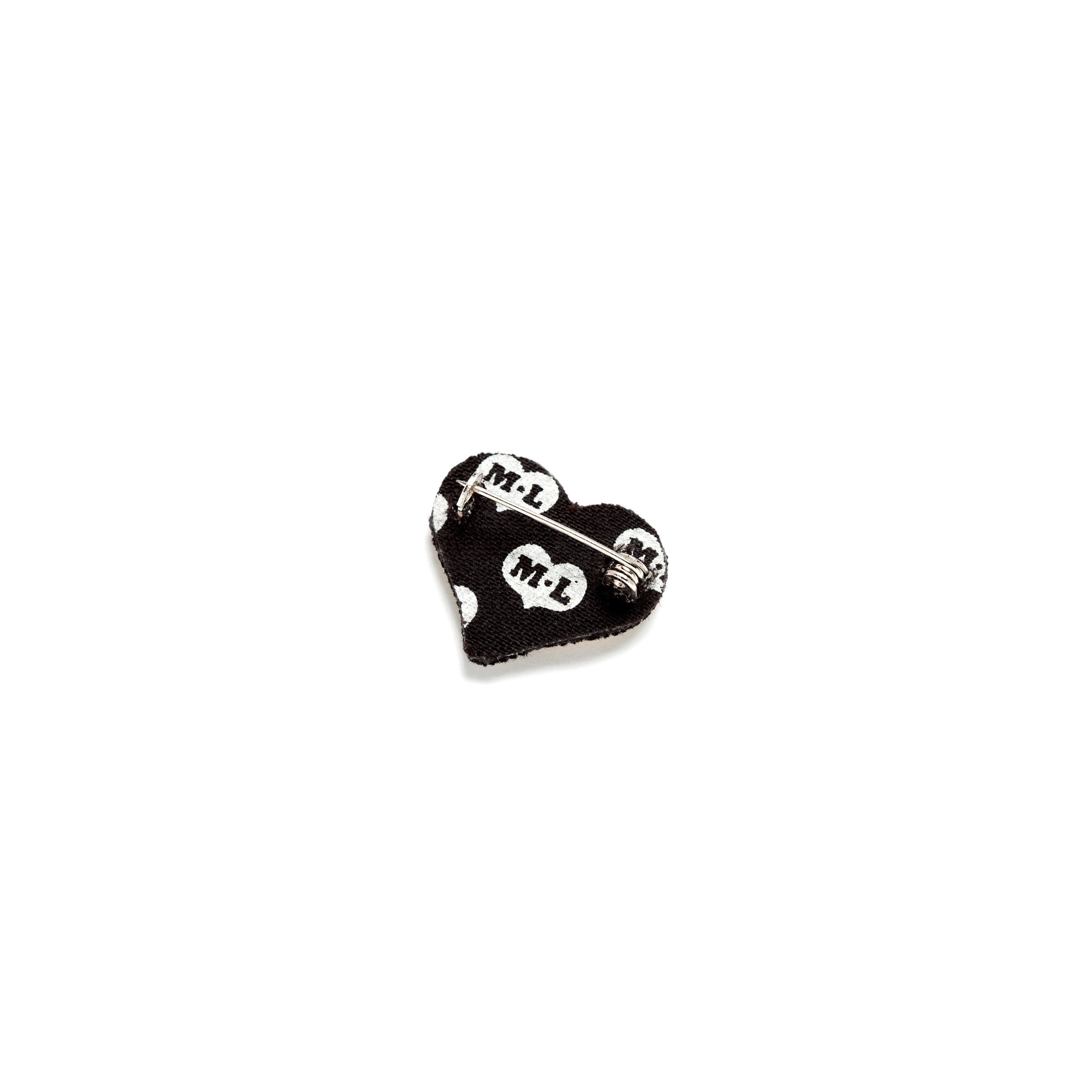 BROCHE COEUR DORE