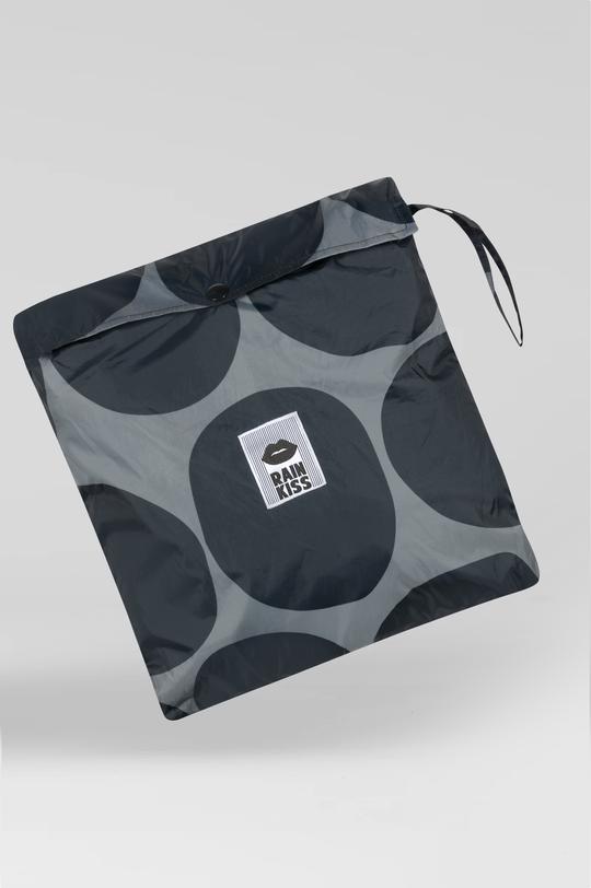 PONCHO BLACK POLKA