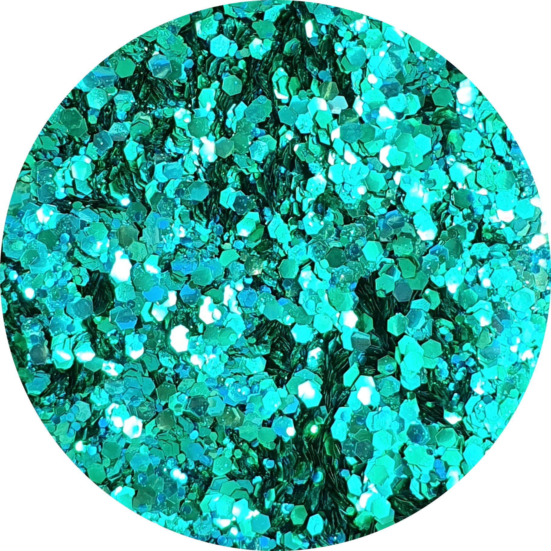 Zinzolines Pot de 5ml de paillettes turquoises et vertes