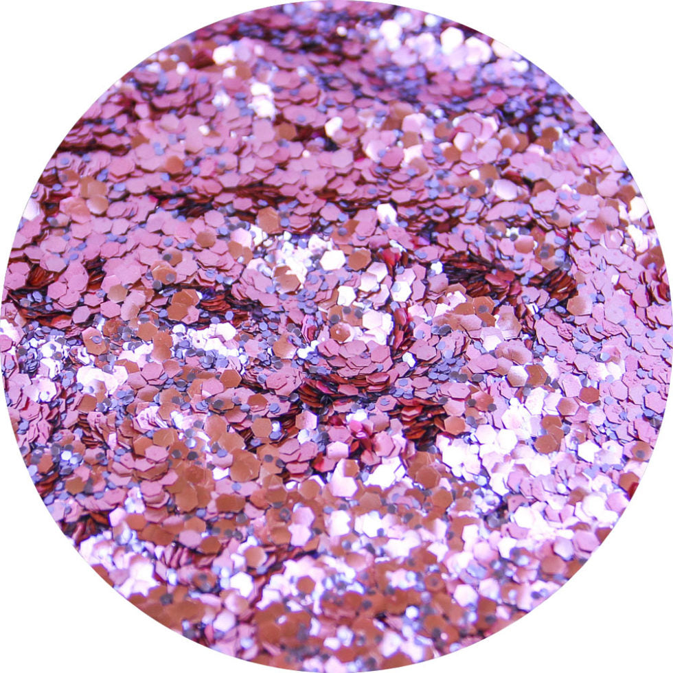 Pot de 5ml de paillettes roses et violettes